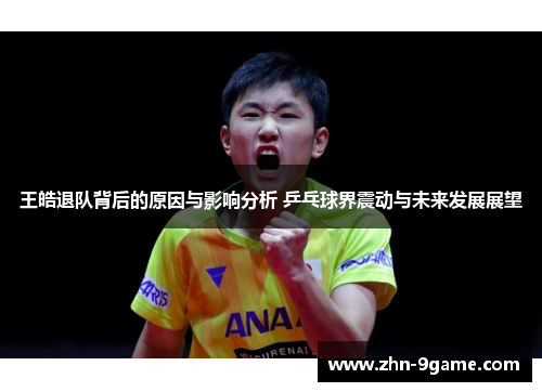 王皓退队背后的原因与影响分析 乒乓球界震动与未来发展展望 王皓退队背后的原因与影响分析 乒乓球界震动与未来发展展望